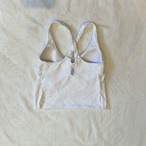 FP Movement by Free People White Racerback Tank Top